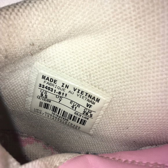 Pink Vintage Nike Air Force 1s - Picture 2 of 5